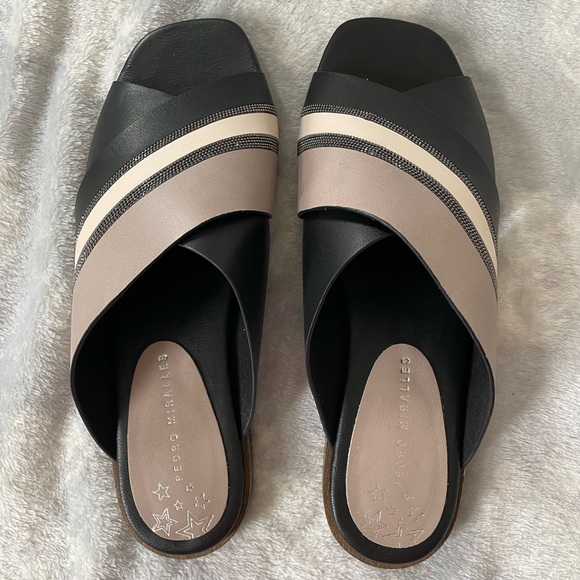 Pedro Miralles flat leather sandals - Picture 2 of 4